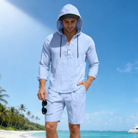 Lightweight Breathable Loose-fit Linen Mens Suit