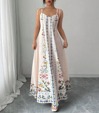 Women's Fashion Sleeveless Dress With Thin Straps