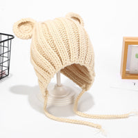 Ear Protection Knitted Baby Woolen Cute Hat