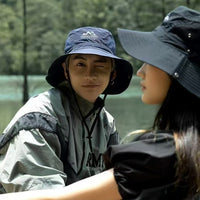 Mountain-Style Camping Mens Summer Sun Hat Hiking Sun Protection Fishing Cap