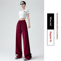 Bow-knot Sweatpants For Women High-waisted And Versatile