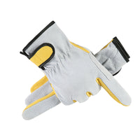 Arc-welder's Gloves Short Work Welding Labor Protection Leather Gloves