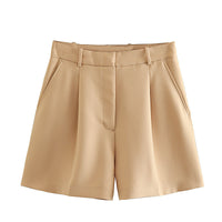 Women's Fashionable All-match High Waist Casual Suit Shorts