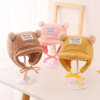 Baby Cute Lamb Velvet Children's Lei Feng Hat