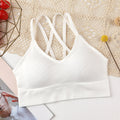 Sexy U-shaped Back, Double Shoulder Straps, Crossed Girl's Beautiful Back And Chest