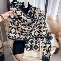 High-end Double-sided Dual-use New Travel Artificial Cashmere Scarf Women
