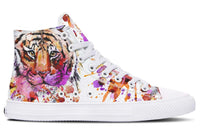 Printed Couple High-top Canvas Shoes