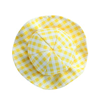 Pet Cute Fashion Plaid Sun Hat