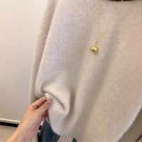 Idle Style Soft Glutinous Inner Wear Base Knitwear Top