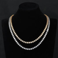 Single-row Tennis Chain Necklace