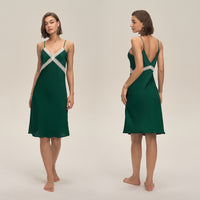 Sexy Lace Bodycon Backless Nightgown For Loungewear