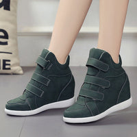 Women Slimming High Top Shoes With Velcro