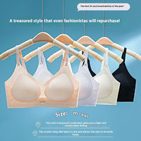 Ultra-Thin Large Chest And Small Breathable Underwired Bra