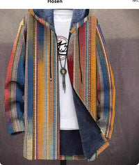 Men's Winter Printed Plush Lining  Thick And Windproof