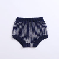 Children's Cotton Knitting Lantern Shorts Cardigan Two-piece Suit