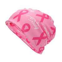 Breast Cancer Awareness Day Patterned Headscarfhat
