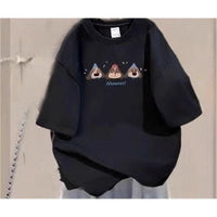 Womens Heavyweight Short-sleeve Vintage-style T-shirt Made From Pure Cotton