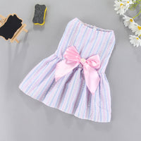 Teddy Pomeranian Bichon Pet Supplies Bow Skirt Cat Clothes