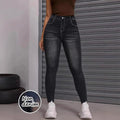 Bootcut Yoga Capri Pants With A Butt-lifting Effect Styled Like Denim Leggings