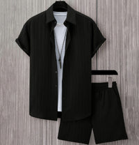 Fashion Personality New Men's Short Sleeve Shirt