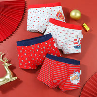 Boys Cartoon Cotton Boxer Shorts Suit