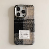 Niche Flannel Plaid Phone Case