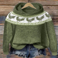Digital Printing Dog Pattern Sweater Men