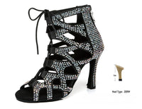 Women's High-top Lace-up Jazz Dance Shoes