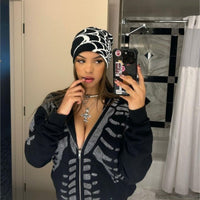 Women's Knitted Hat Plush To Keep Warm In Winter