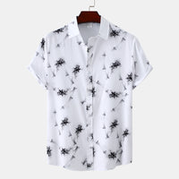 Hawaiian Floral Men's Short-sleeved Shirt Fashion