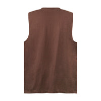 Men's American-style Letter Print Sleeveless Vest