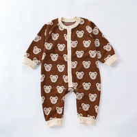 Baby Autumn Jumpsuit Knitted Bear