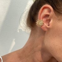 Resort-style Starfish Shell C-shaped Ear Clip