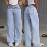 Sweet And Spicy Style High Waist Straight Jeans Women's Clothing