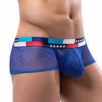 Performance See-through Ultra-fine Mesh Bag Low Waist U Convex Wide-brimmed Boxers