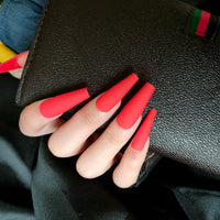 Matte Matte Super Long Ballet Nail