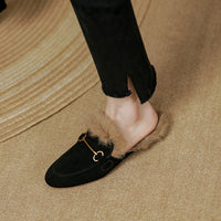 Fluffy Sheep And Suede Bunny Slippers