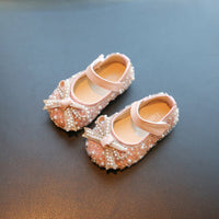 Spring And Autumn Girl's Nude Shoes Non-slip Soft Bottom Toddler
