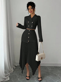 Stylish And Sophisticated Womens Suit Skirt Set