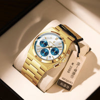 Mens Waterproof Multifunctional Luminous Ultra-thin Watch