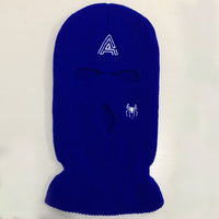 Spider-embroidered Warm Knitted Three-hole Hat