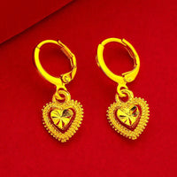 Sahajin Compassion Earrings Gold Minimalist Waterdrop Design