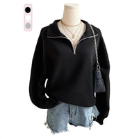 Spring And Autumn New Zipper Sweater