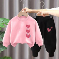 Children's Suit Girls' Sweater Two-piece Set