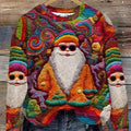 Printed New Loose Christmas Tree Pullover Men's And Women's Round Neck Sweater