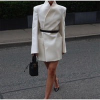 Women's Fashionable Solid Color Sleeve Jacket