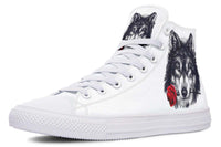 High Top Canvas Shoes For Printing Lovers