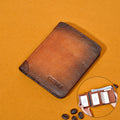 Men's Leather Anti-theft Swiping Ultra-thin Multi-card-slot Short Wallet