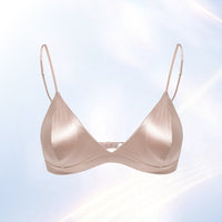 Wireless Silk Triangle Cup Bra