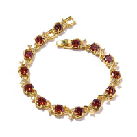 Women's Round-shaped Zircon-inlaid Bracelet